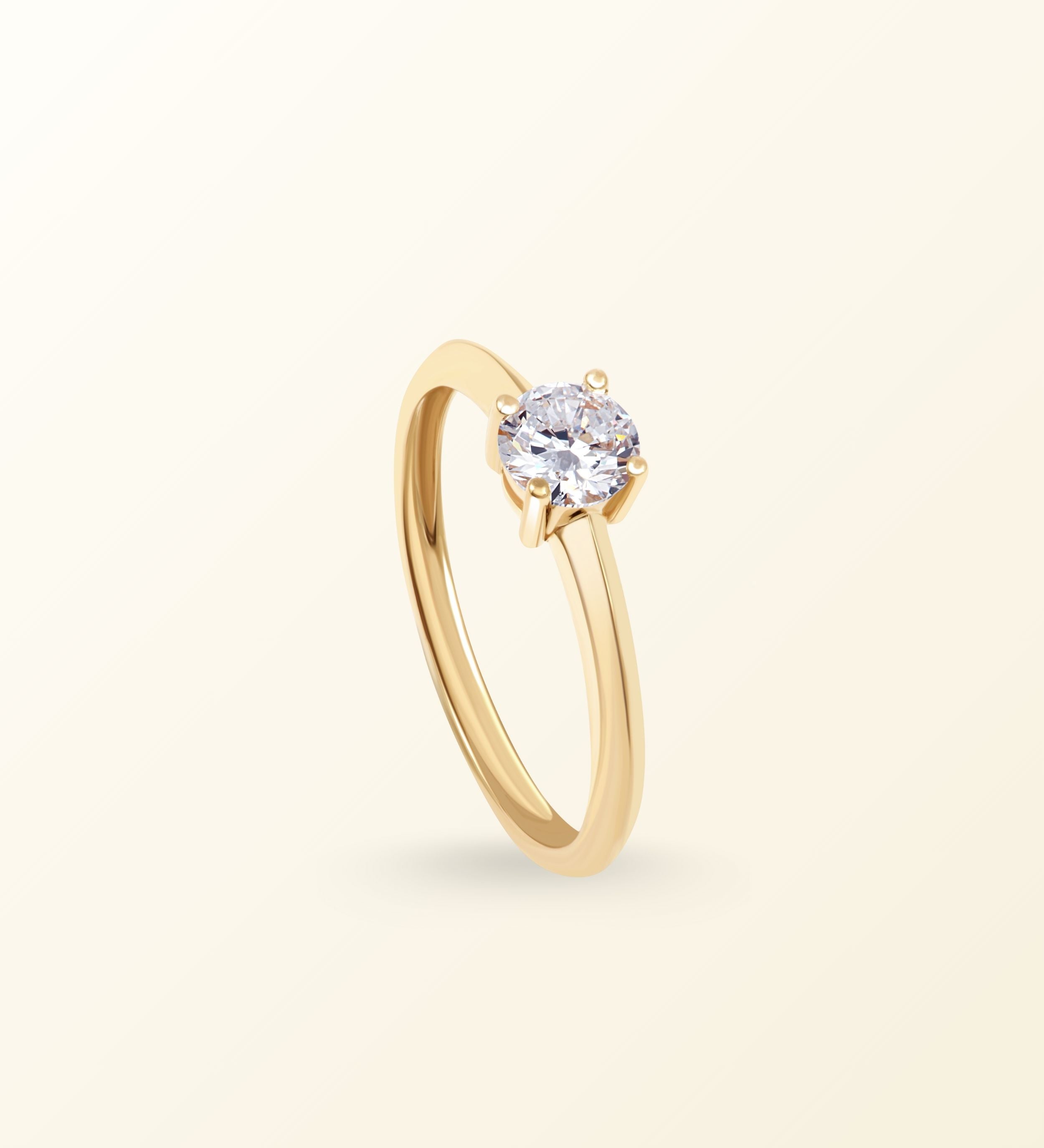 Bague Solo – Solitaire en or