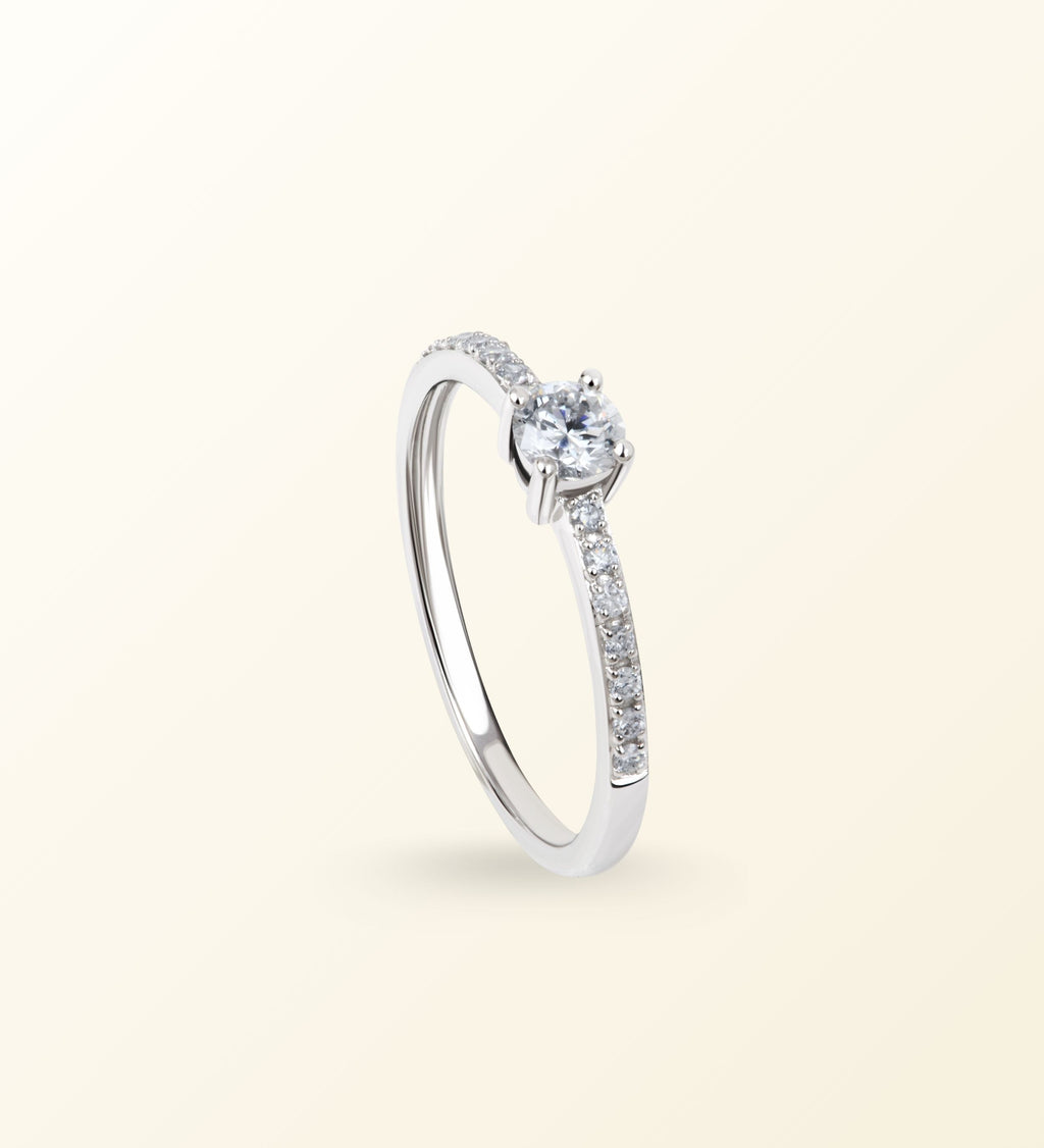 Bague Solo – Solitaire accompagné