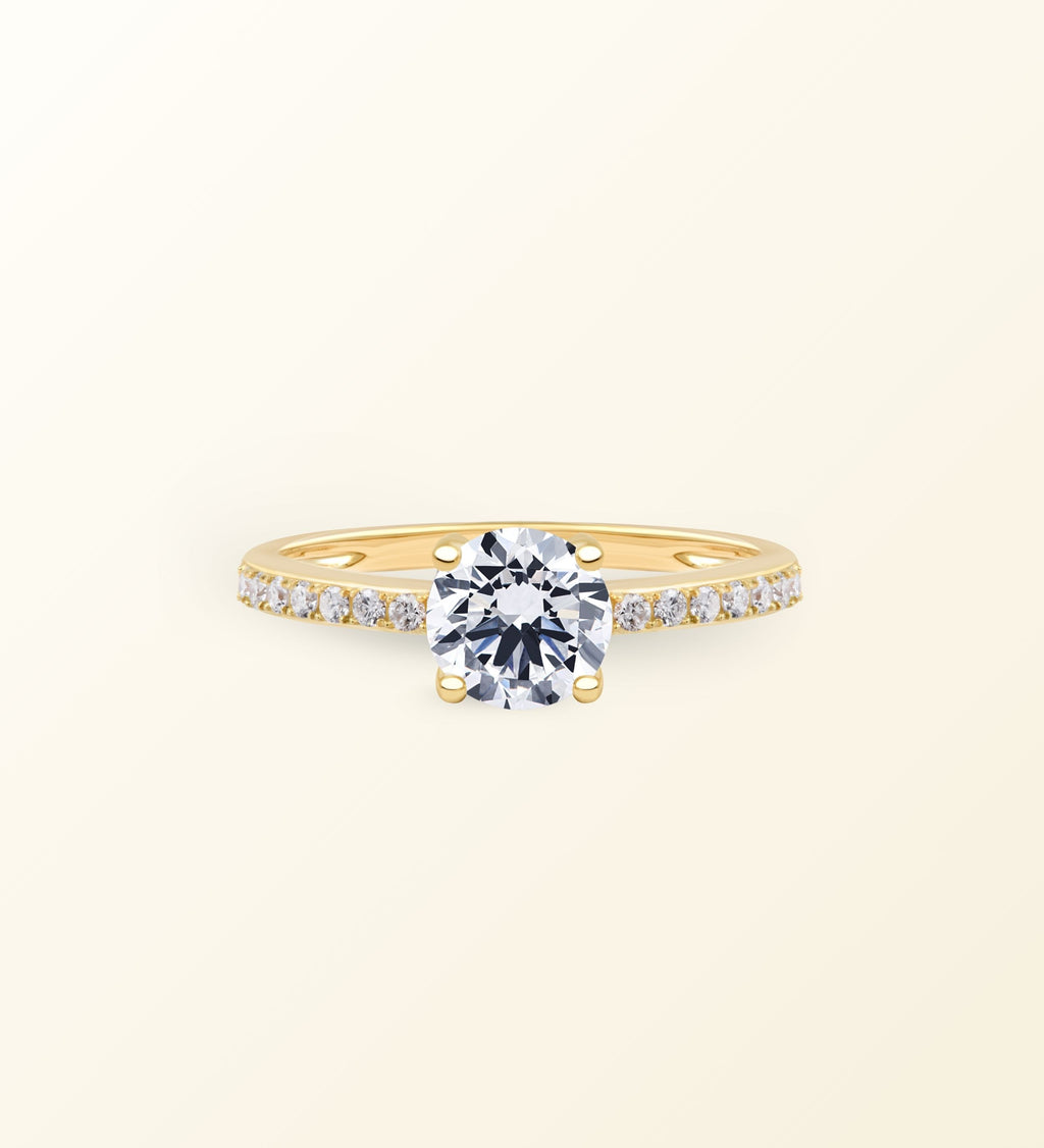 Bague Solo – Solitaire accompagné