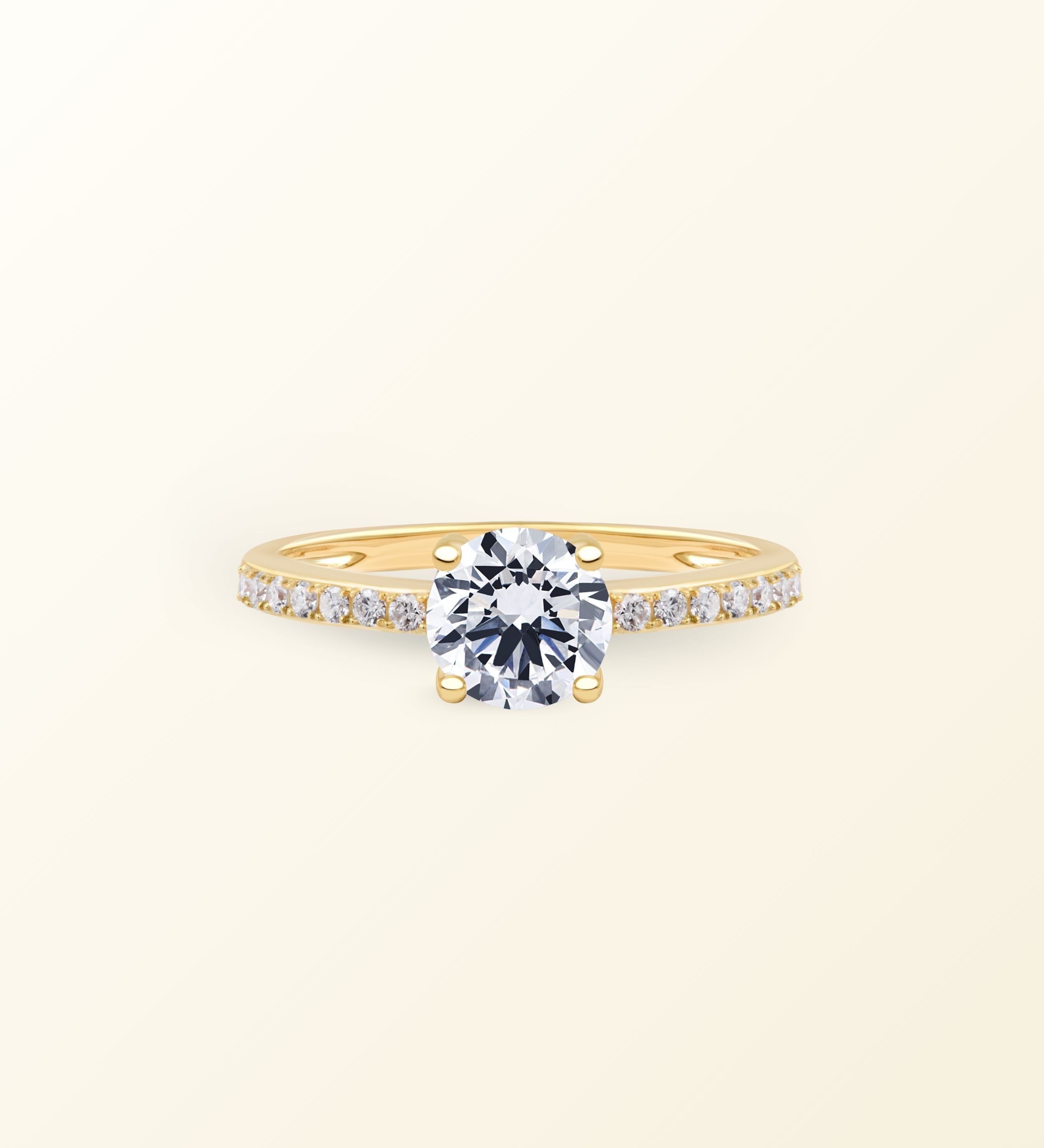 Bague Solo – Solitaire accompagné
