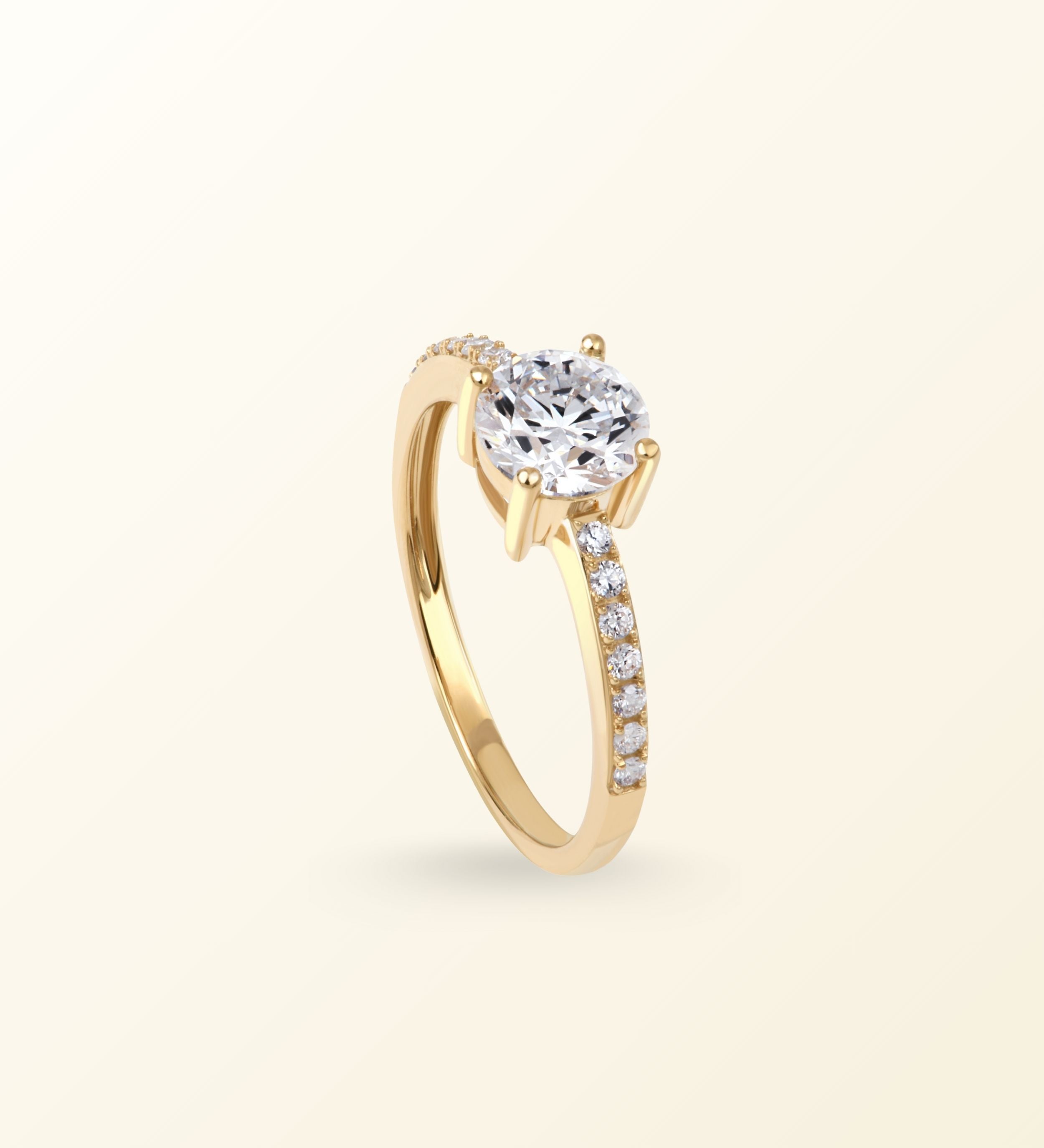 Bague Solo – Solitaire accompagné