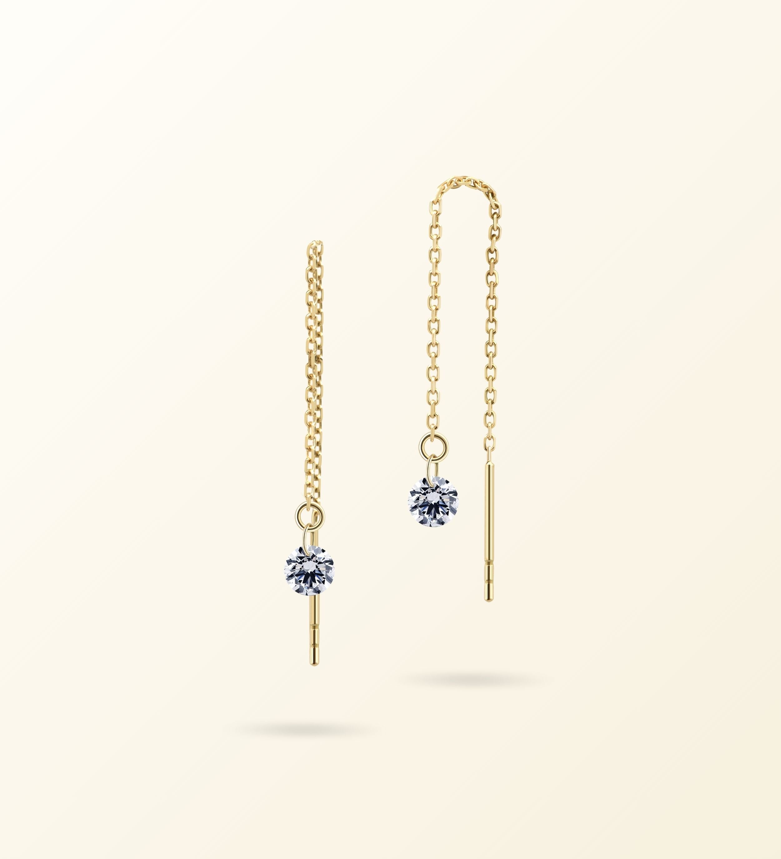 Boucles d'oreilles pendantes Solo