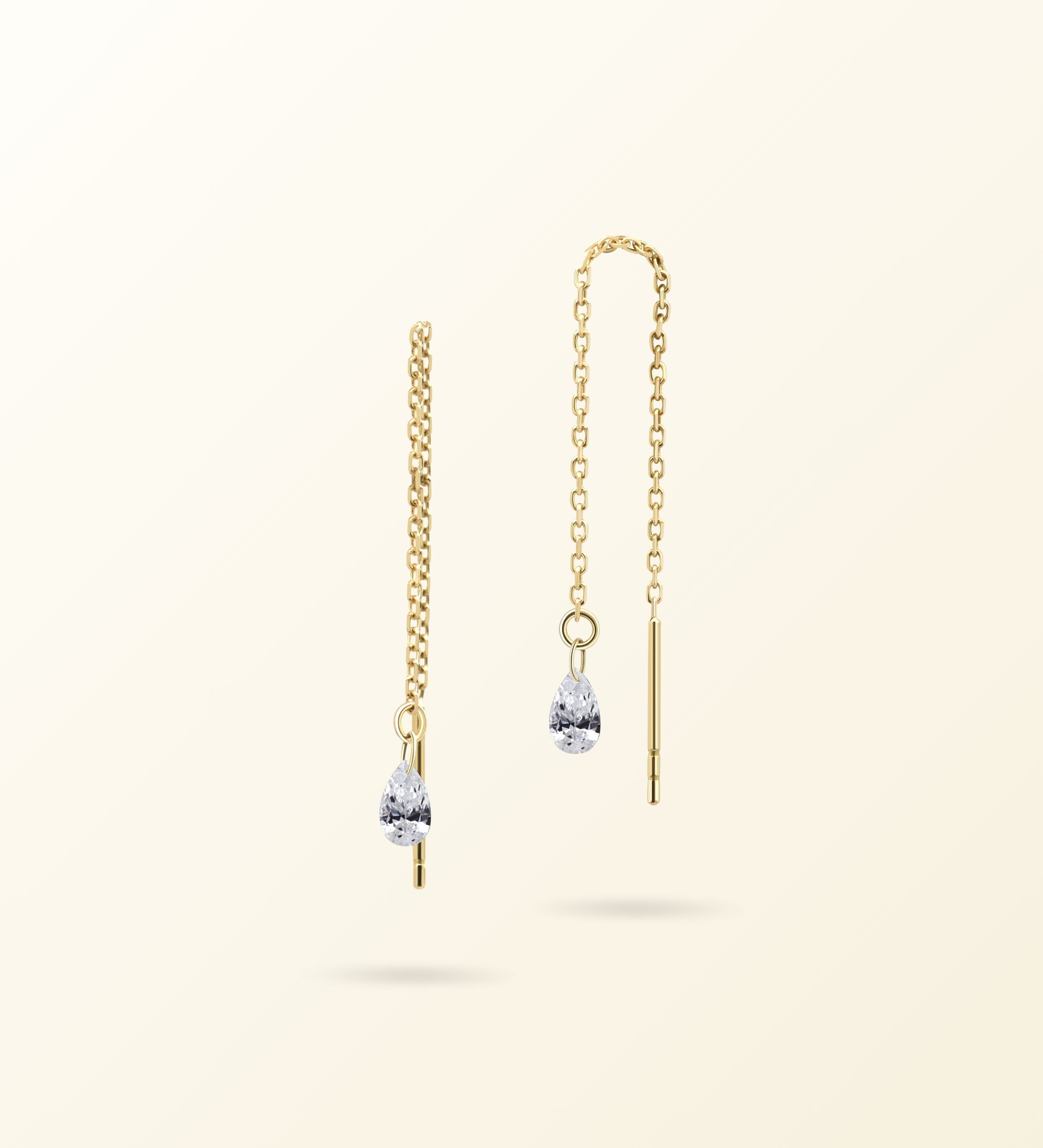 Boucles d'oreilles pendantes Solo