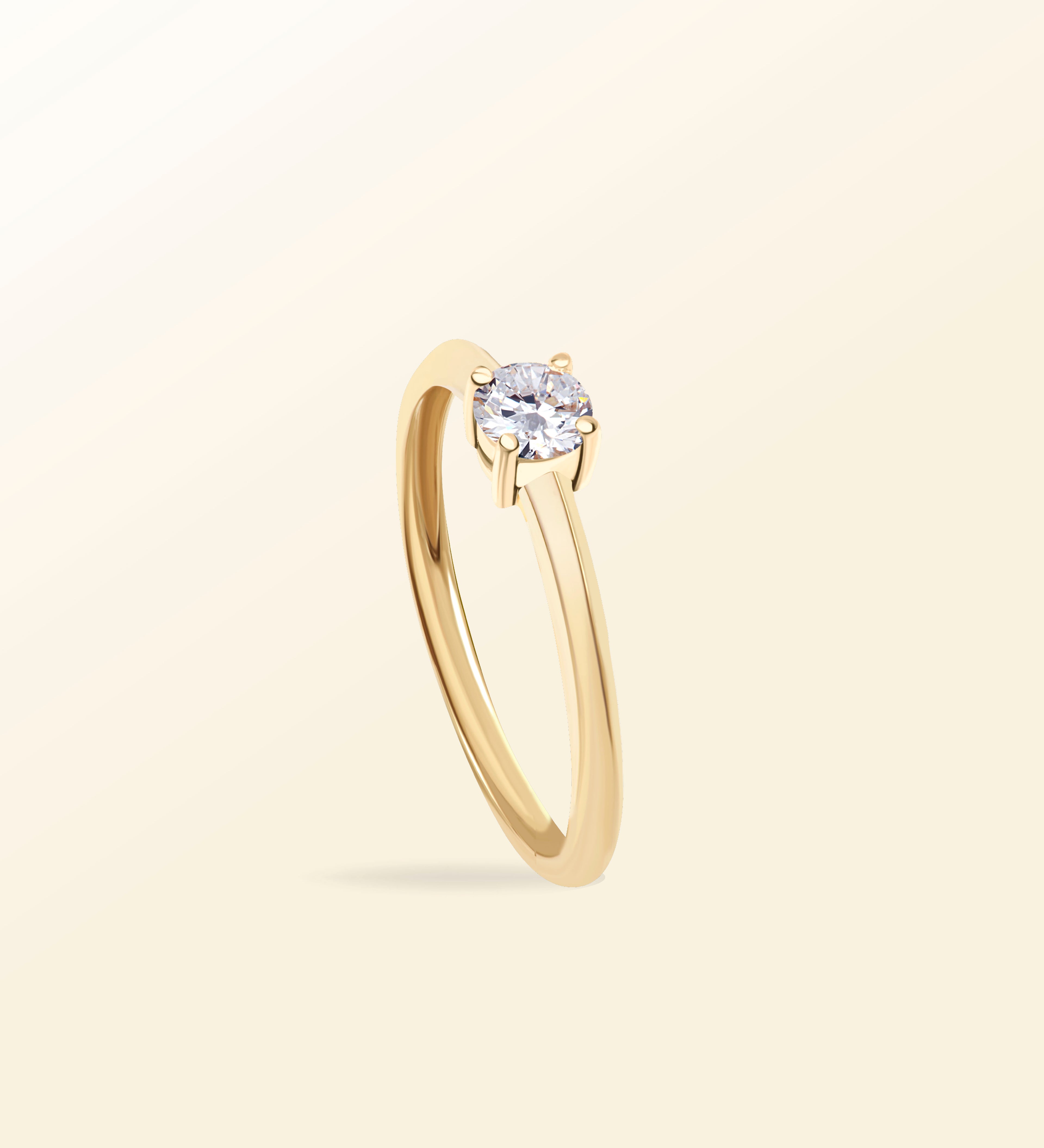 Bague Solo – Solitaire en or