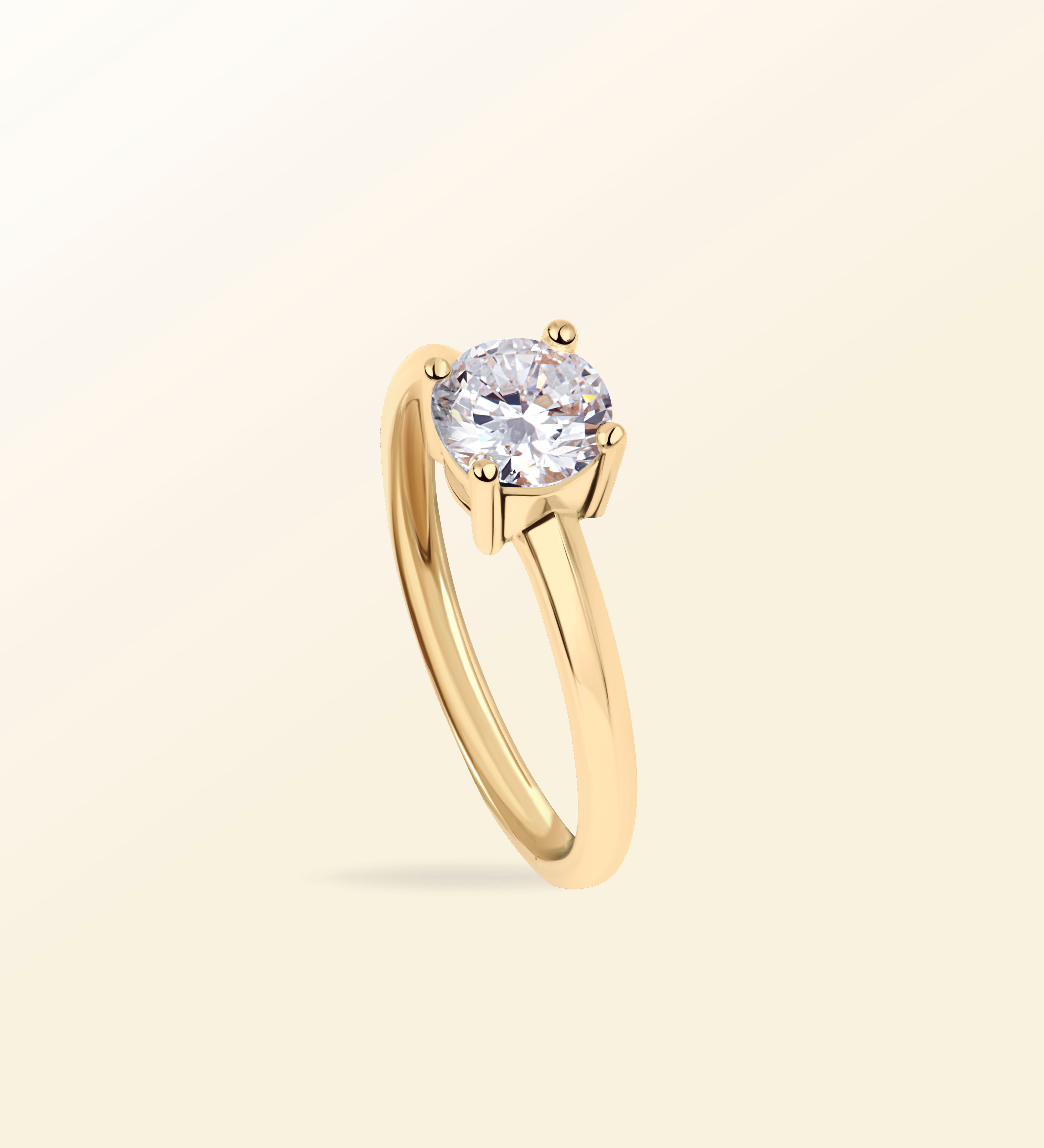 Bague Solo – Solitaire en or