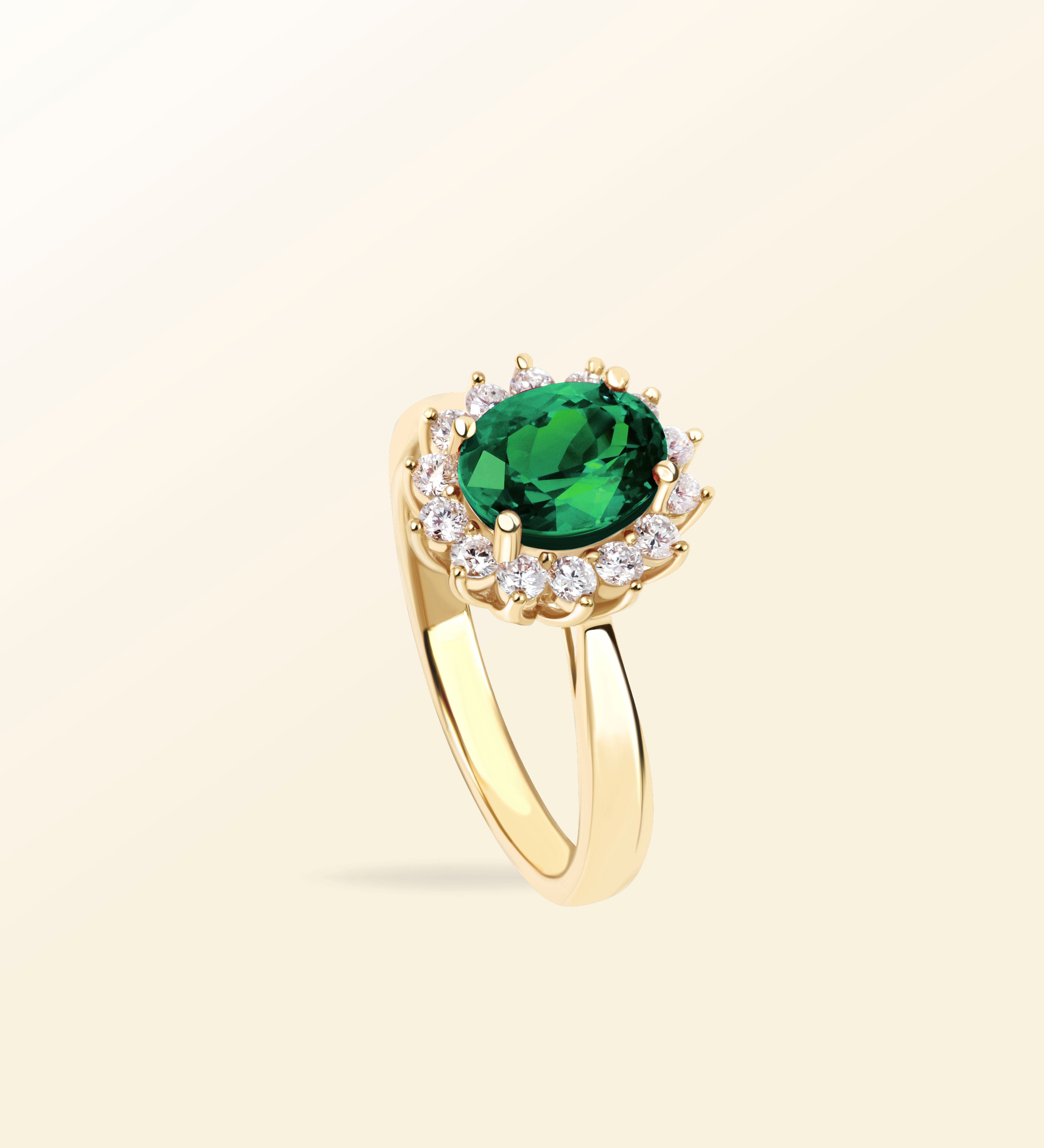 Bague Renaissance – Émeraude