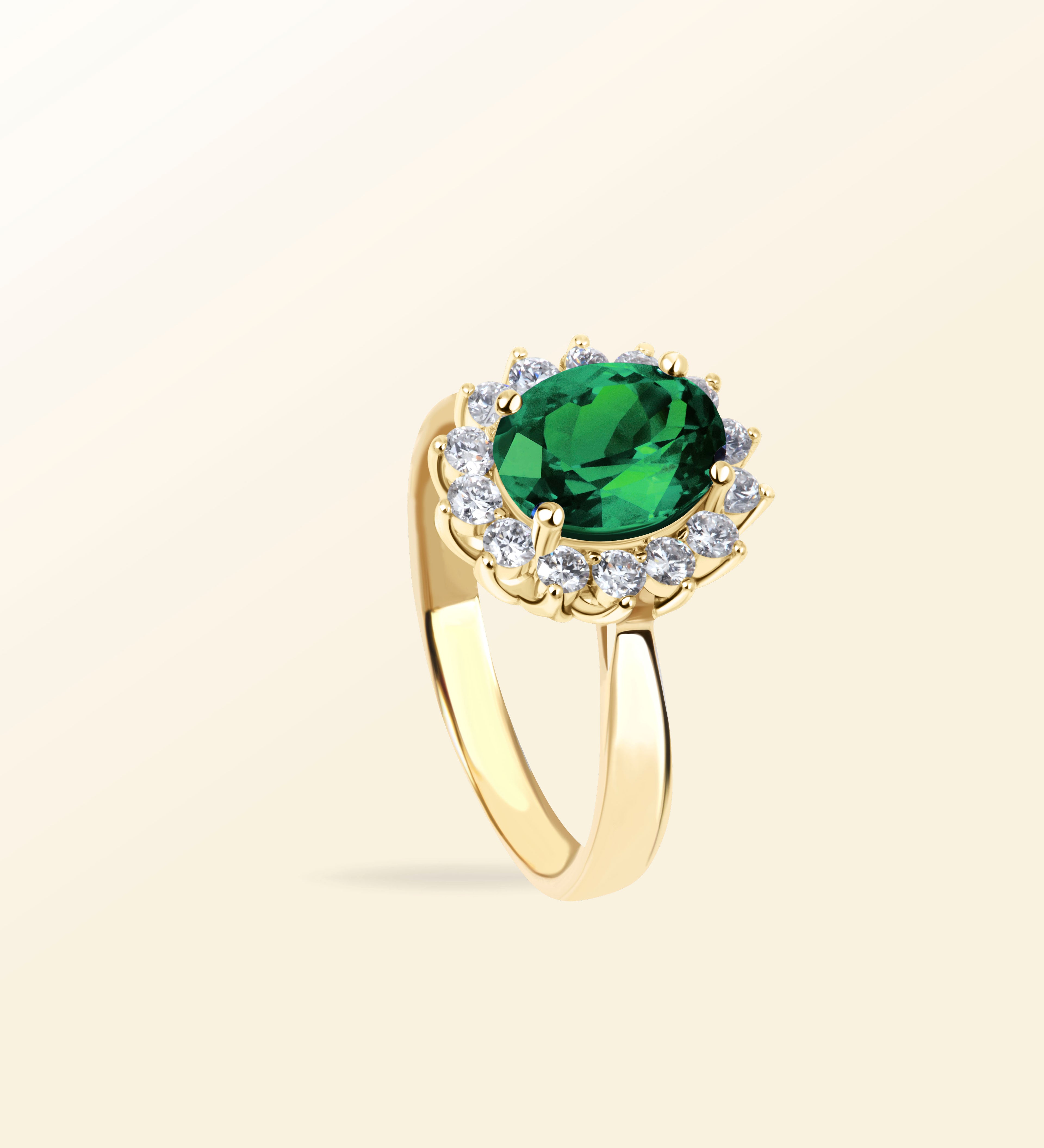 Bague Renaissance – Émeraude