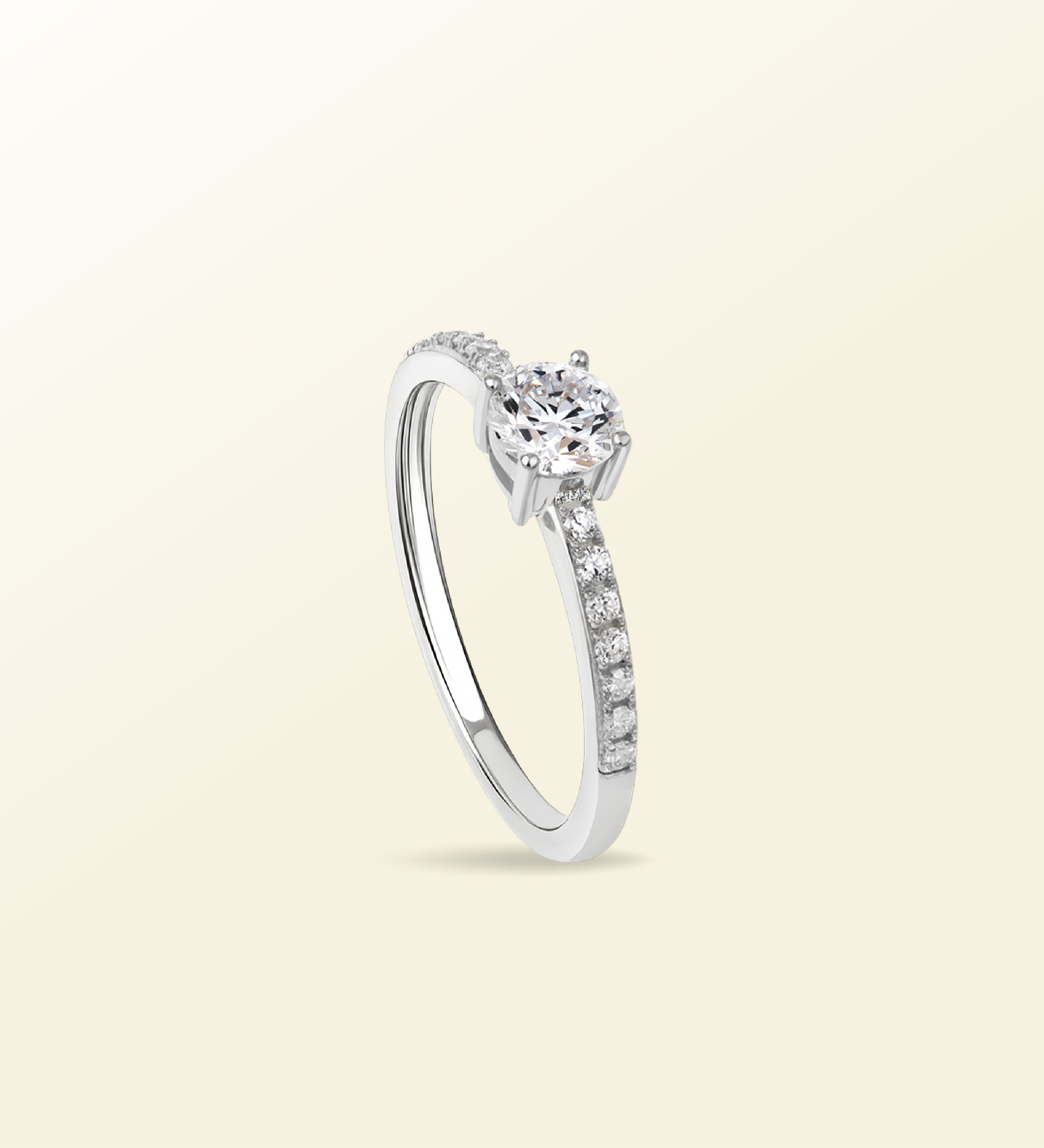 Bague Solo – Solitaire accompagné