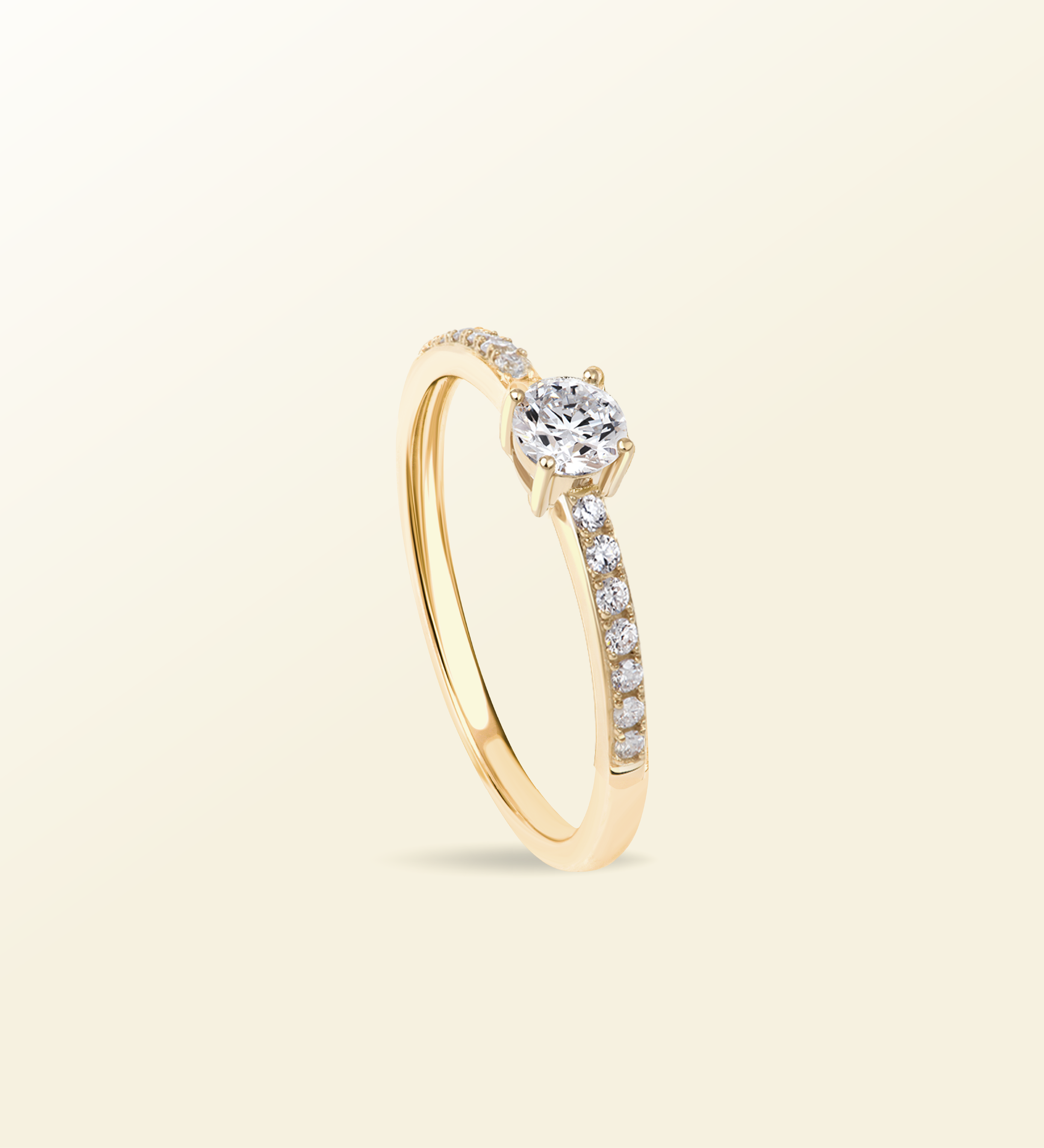 Bague Solo – Solitaire accompagné