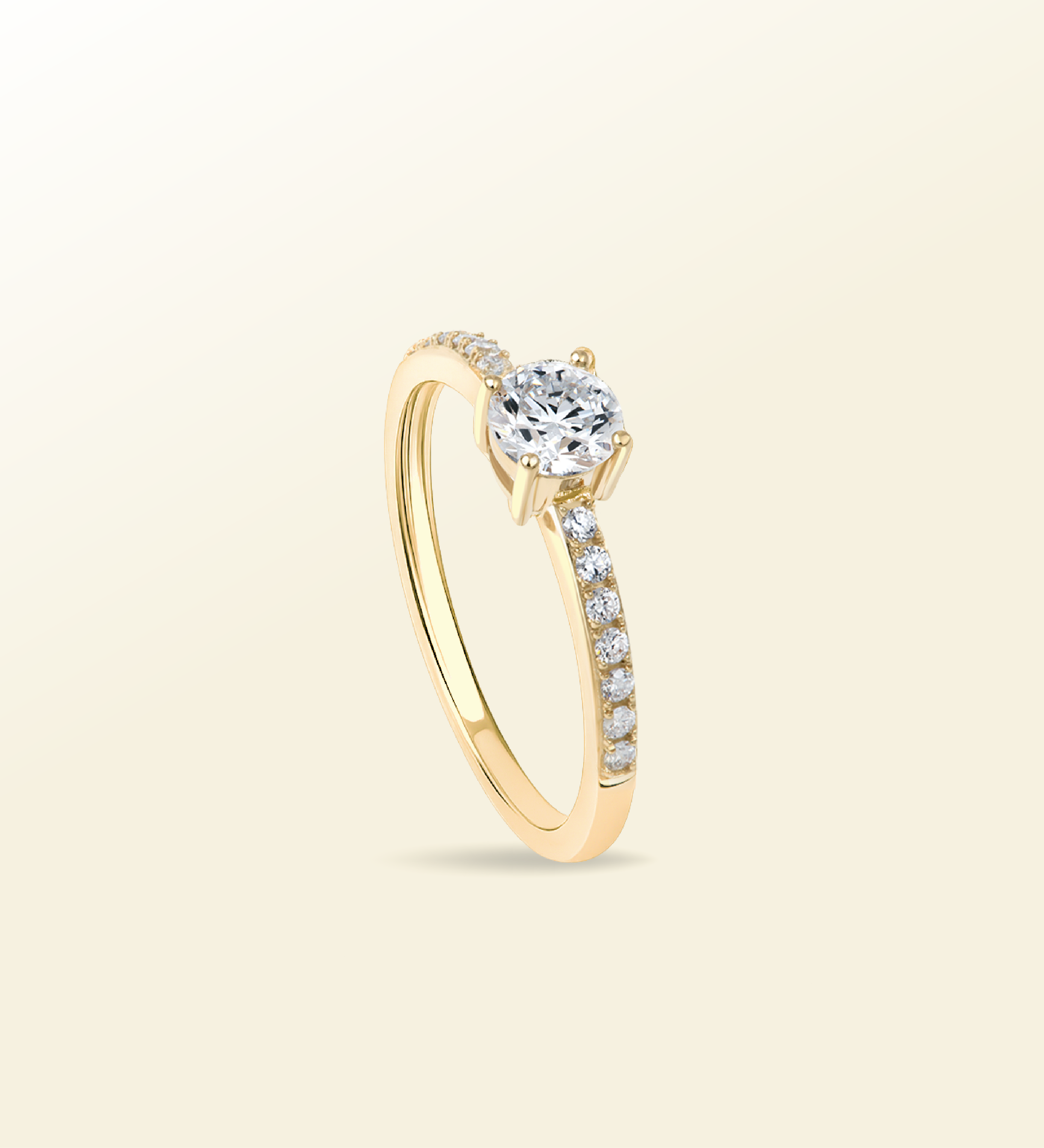 Bague Solo – Solitaire accompagné