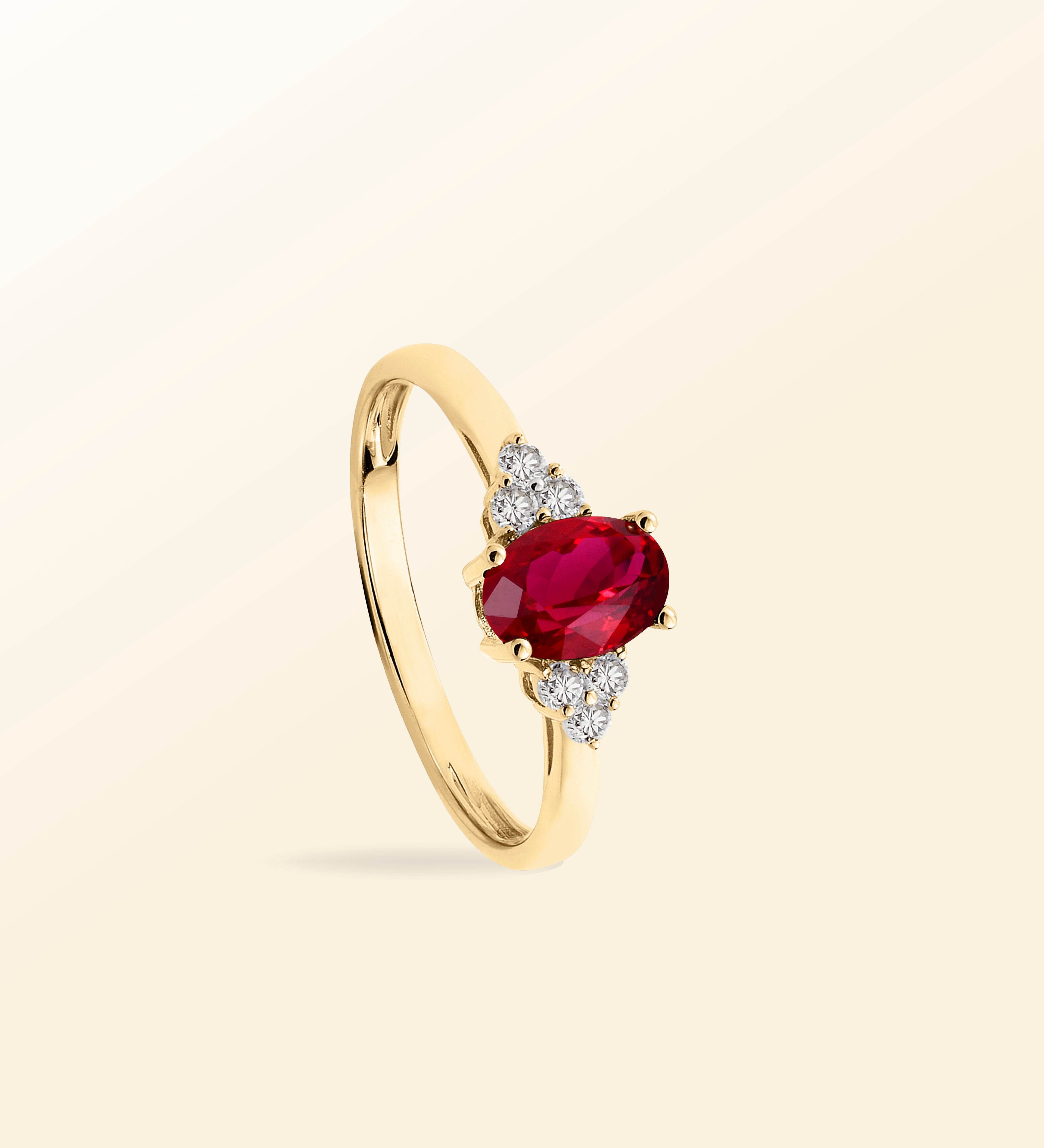 Bague Olivia – Rubis