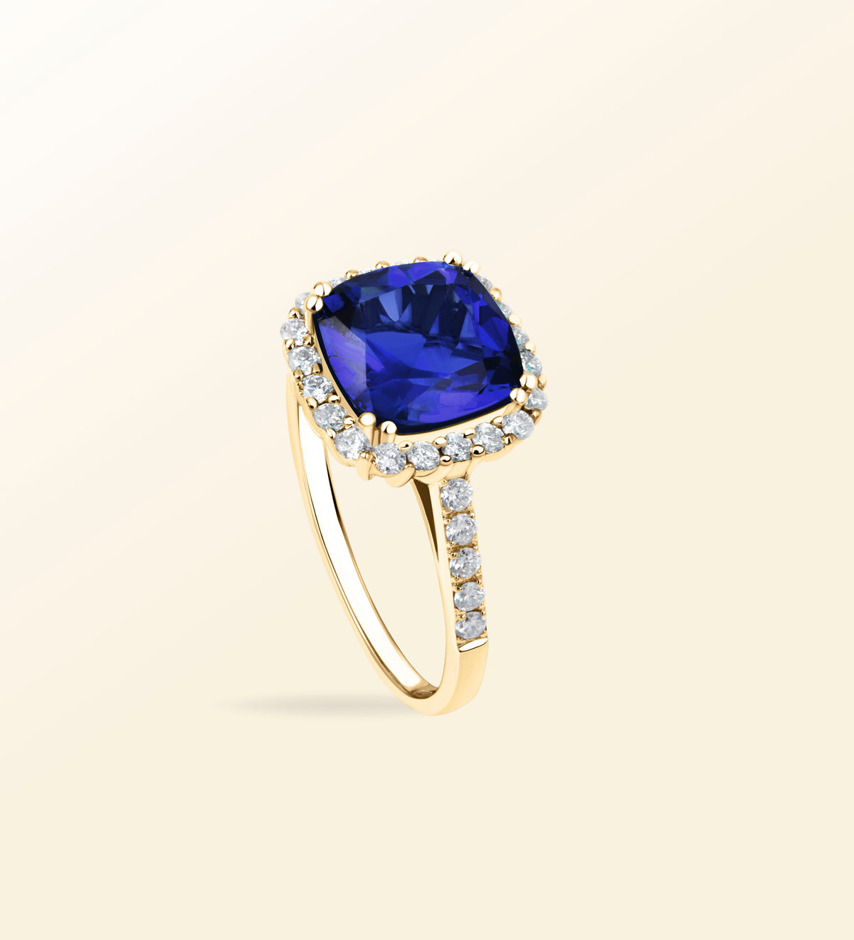 Bague Viva – Saphir Halo