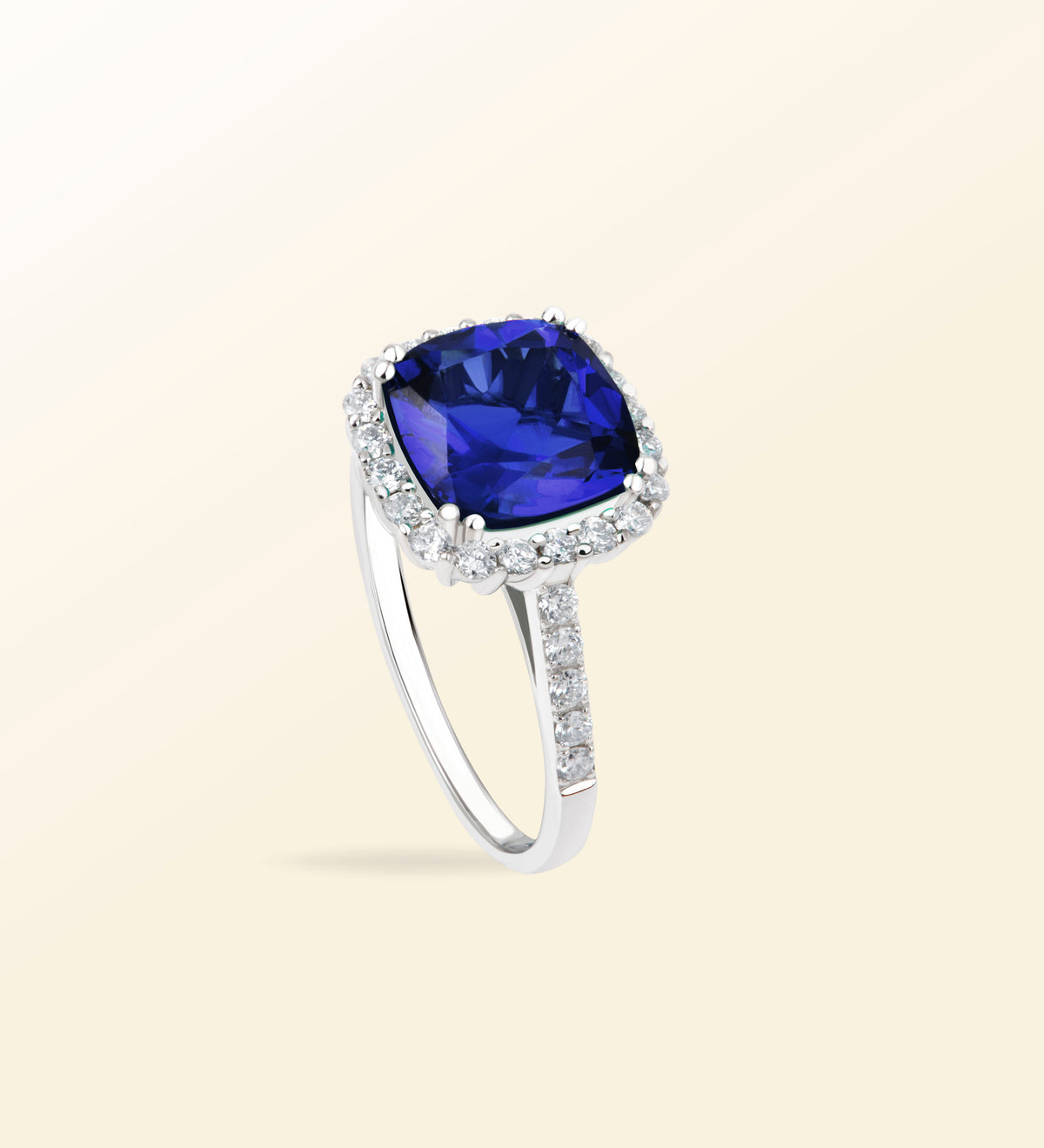 Bague Viva – Saphir Halo